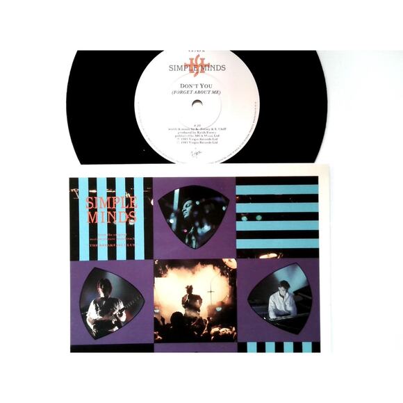 Simple Minds Don't You Forget About Me 7" Vinyl Record Synth-Pop New Wave 1985 - Picture 1 of 5